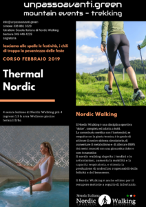 nordic walking piscina termale