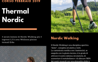 nordic walking piscina termale