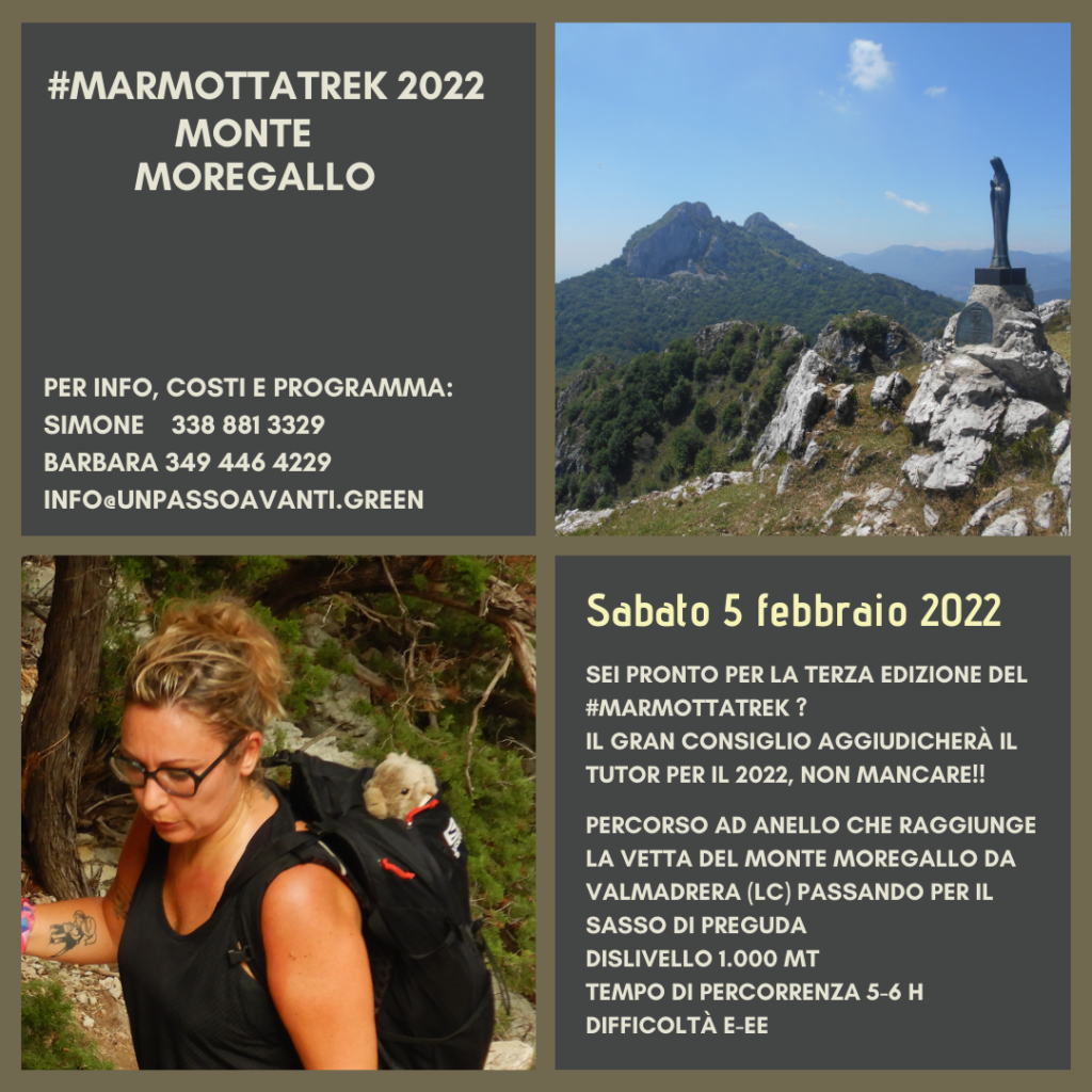Monte Moregallo Marmotta trek