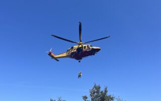 Operazione di soccorso per un anziano ferito ai piedi del monte Capanne isola d'Elba unpassoavanti.green